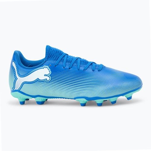 PUMA Future 7 Play FG/AG football boots hyperlink blue/mint/puma white