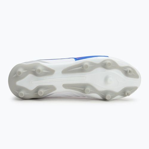 PUMA King Match FG/AG Jr children's football boots puma white/bluemazing/flat light grey/sunset glow