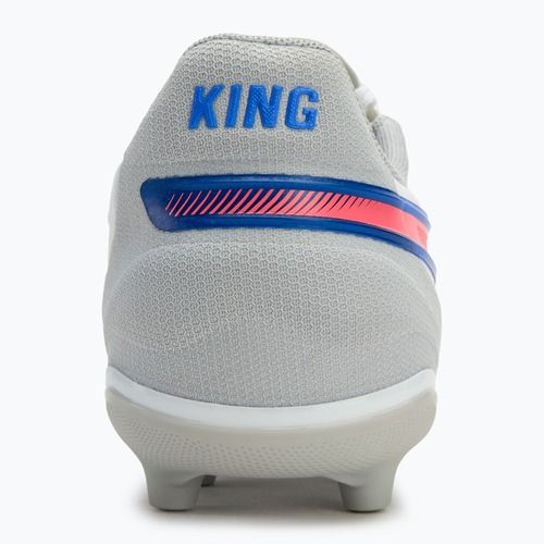 PUMA King Match FG/AG Jr children's football boots puma white/bluemazing/flat light grey/sunset glow