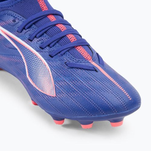 PUMA Ultra 5 Match FG/AG Jr children's football boots lapis lazuli/puma white/sunset glow