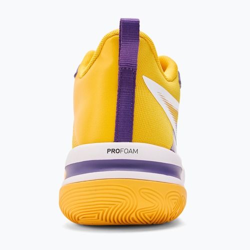 PUMA Genetics yellow sizzle/puma white basketball shoes
