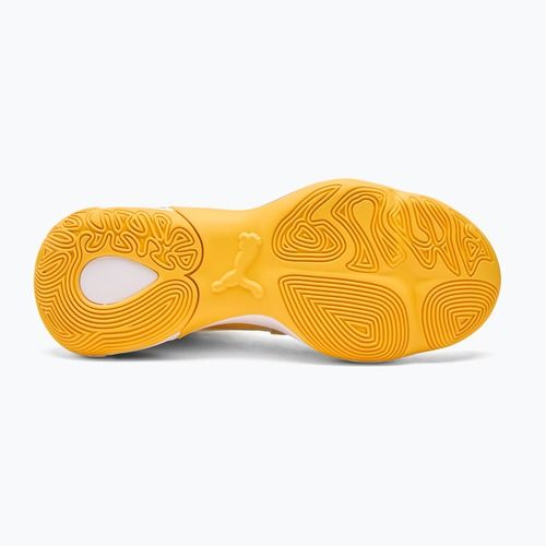 PUMA Genetics yellow sizzle/puma white basketball shoes