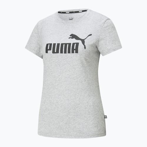 Women's PUMA ESS Logo light grey heather T-shirt