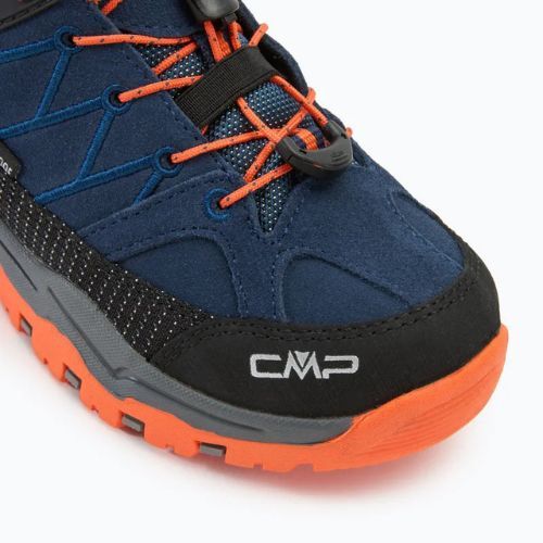 CMP children's trekking boots Rigel Low Wp b.blue / arancio