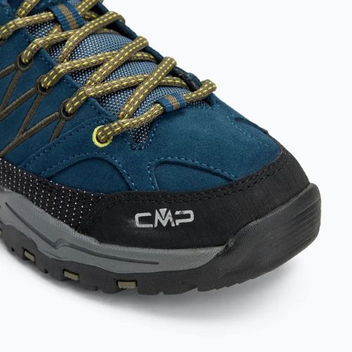 CMP junior boots Rigel Low Wp blue ink / yellow