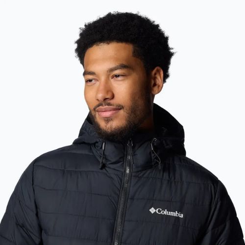 Columbia Powder Lite II Hooded black men's down jacket
