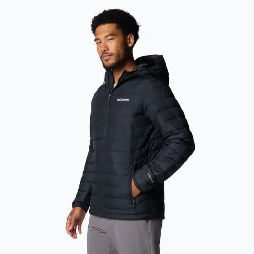 Columbia Powder Lite II Hooded black men's down jacket