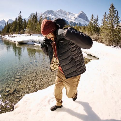 Men's Columbia Labyrinth Loop II Hooded down jacket black