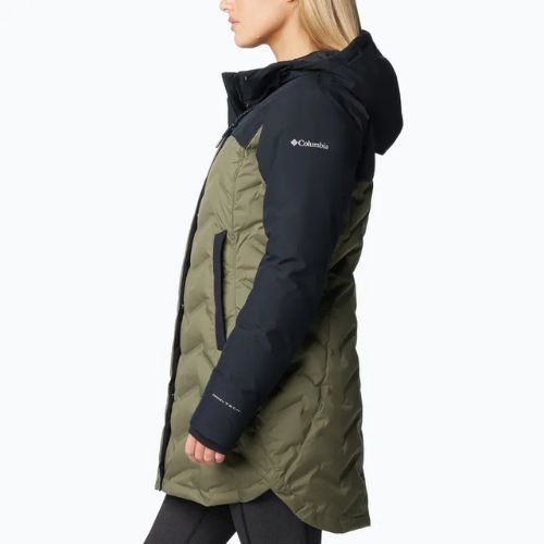 Women's Columbia Mountain Croo III Mid Down Coat stone green/black
