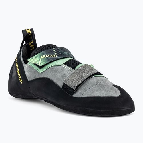 La Sportiva men's climbing shoes Aragon clay/jasmine green