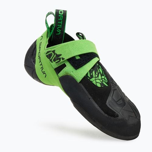 La Sportiva Skwama Vegan black/flash green men's climbing shoe