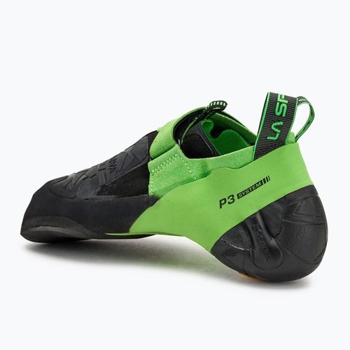 La Sportiva Skwama Vegan black/flash green men's climbing shoe