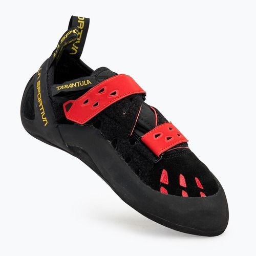 La Sportiva men's climbing shoes Tarantula black/poppy