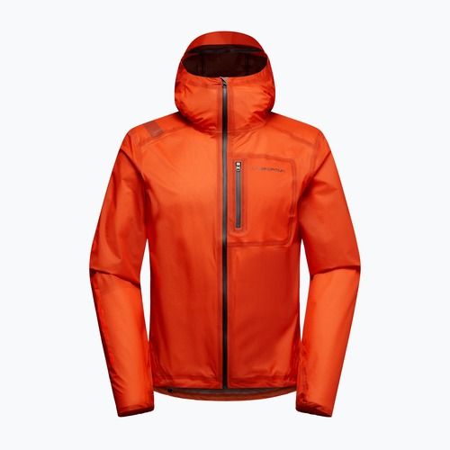 La Sportiva Ethereal Pro men's running jacket cherry tomato/ carbon