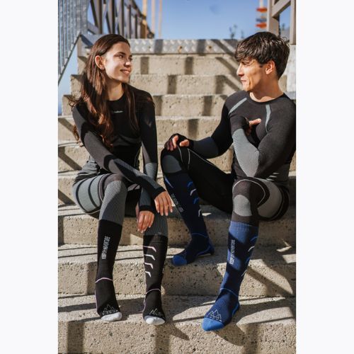 Women's Ski Socks KADVA Woolan W in Black