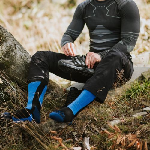 KADVA Royco socks black/blue