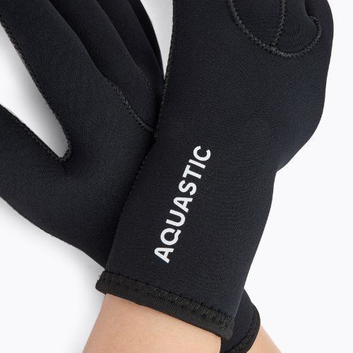 AQUASTIC Wintstick Neoprene Gloves 3 mm black