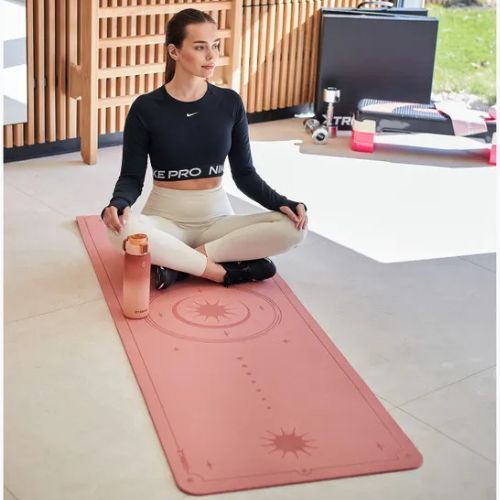 TREXO yoga mat TXO-B4Z001-RD 6 mm red