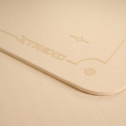 XTREXO yoga mat TXO-B4Z001-BZ 6 mm light brown