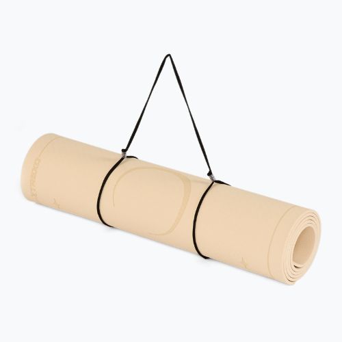 TREXO yoga mat TXO-B4Z001-BZ 6 mm light brown