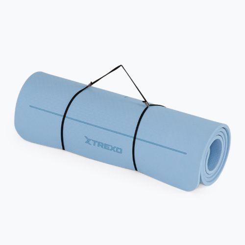 TREXO exercise mat TXO-B4Z002-BL 6 mm blue