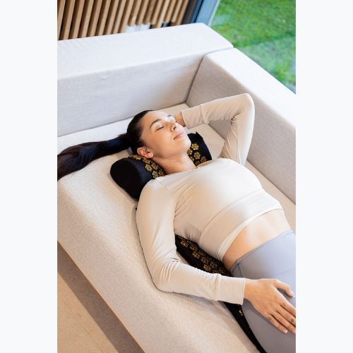 XTREXO acupressure mat with cushion TXO-B4Z004-BK black