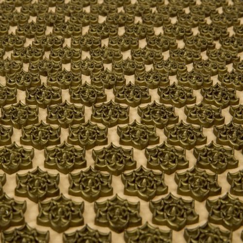XTREXO acupressure mat with cushion TXO-B4Z004-BZ brown