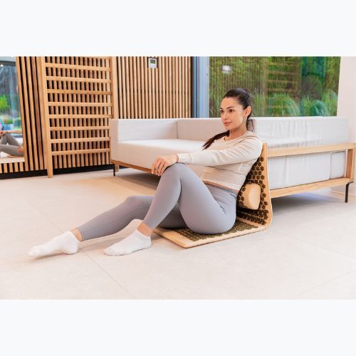 XTREXO acupressure mat large with cushion TXO-B4Z005-BZ brown