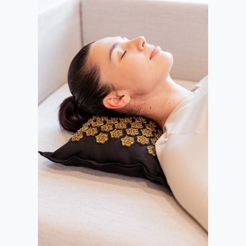 XTREXO ECO acupressure mat with cushion TXO-B4Z006-BK black