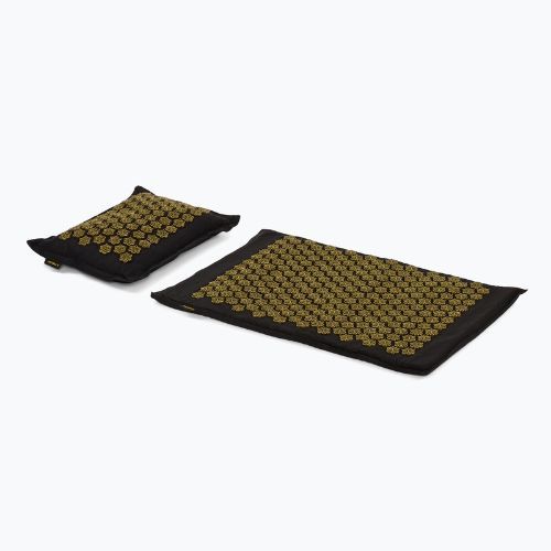 XTREXO ECO acupressure mat with cushion TXO-B4Z006-BK black