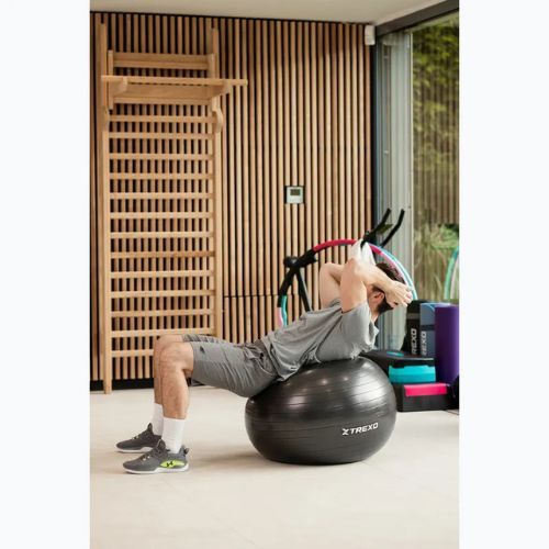 TREXO Gymball TXO-B4Z009-BK 75 cm black