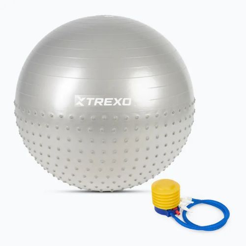 XTREXO TXO-B4Z022-GY 75 cm grey massage gym ball