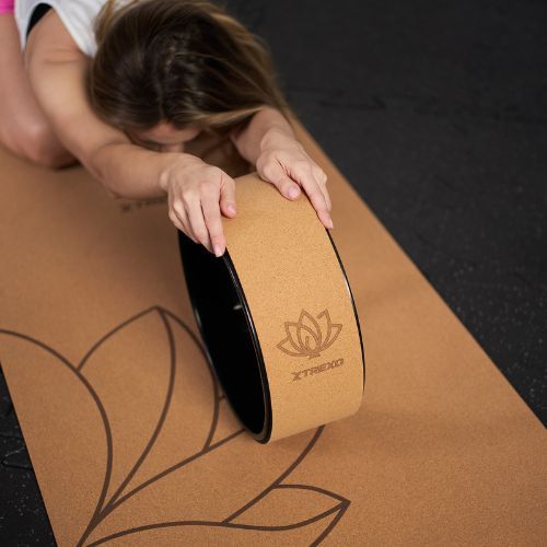 TREXO cork yoga hoop TXO-B4Z023-NC natural