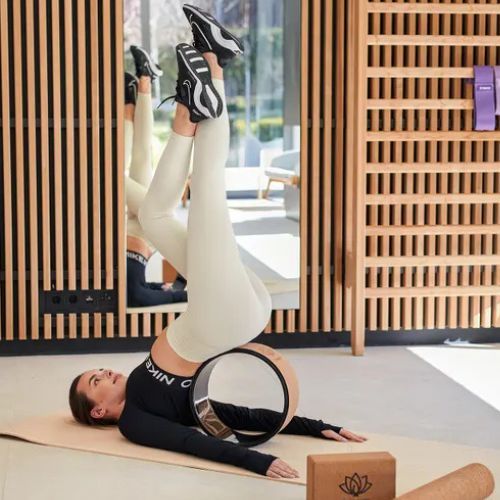 TREXO cork yoga hoop TXO-B4Z023-NC natural