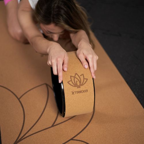 TREXO cork yoga hoop TXO-B4Z024-NC natural