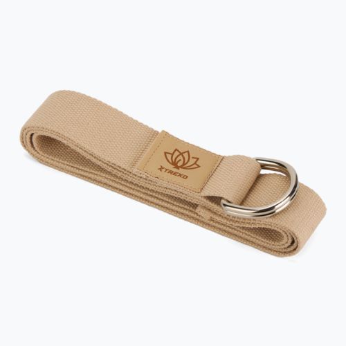 Yoga strap XTREXO TXO-B4Z026-BZ brown