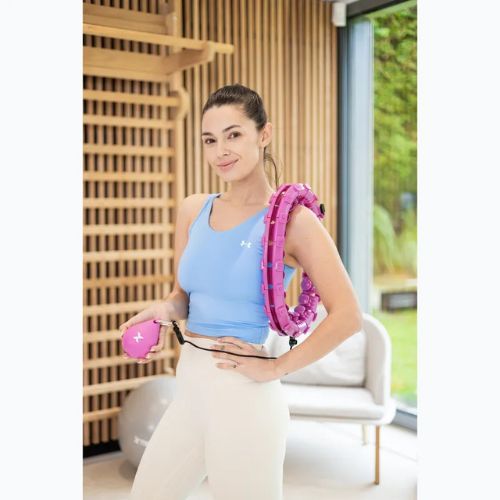 XTREXO TXO-B4Z036-VT hula hoop with weight purple