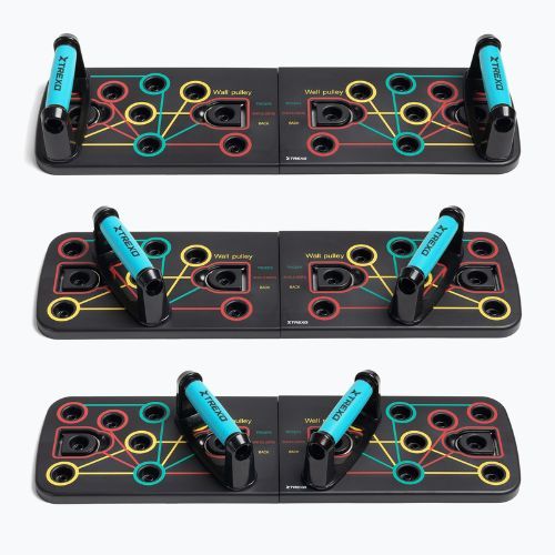 Multifunction platform with handles and expander XTREXO folding TXO-B4Z045-BK black