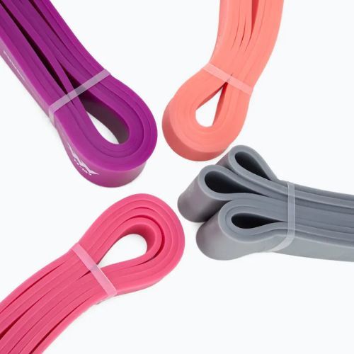 XTREXO TXO-B4Z046-ALL multi-coloured resistance rubber set