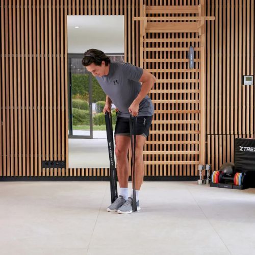 TREXO rehabilitation tape TXO-B4Z072-BK 12-15 kg black