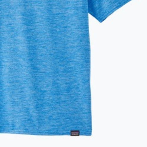 Men's Patagonia Cap Cool Daily Graphic Shirt Lands chouinard crest/vessel blue x-dye
