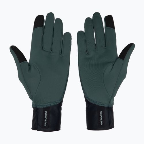 Nike Pacer Midweight RG women's running gloves vintage green/black/silver