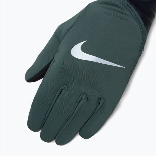 Nike Pacer Midweight RG women's running gloves vintage green/black/silver