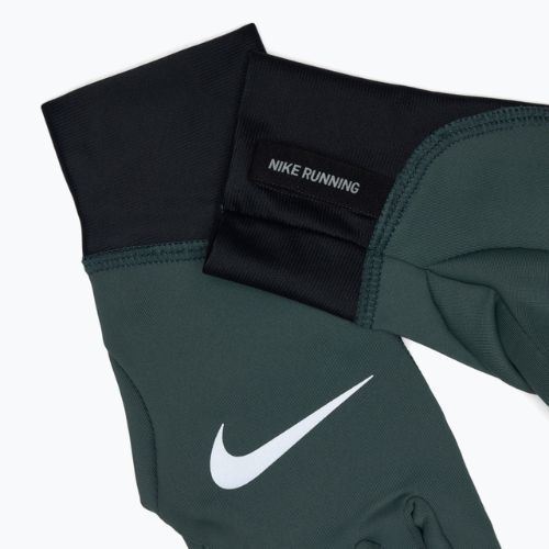 Nike Pacer Midweight RG women's running gloves vintage green/black/silver