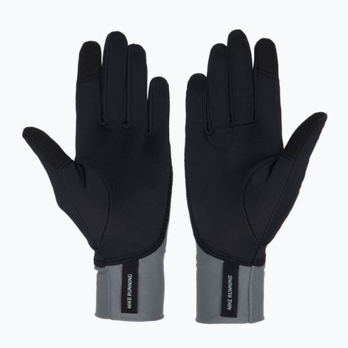 Nike Pacer Midweight RG women's running gloves black/smoke grey/silver