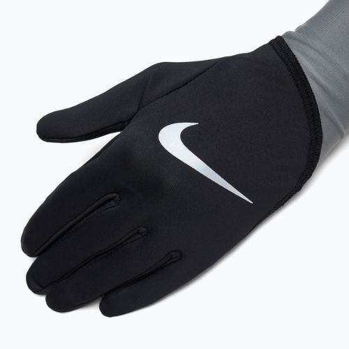 Nike Pacer Midweight RG women's running gloves black/smoke grey/silver