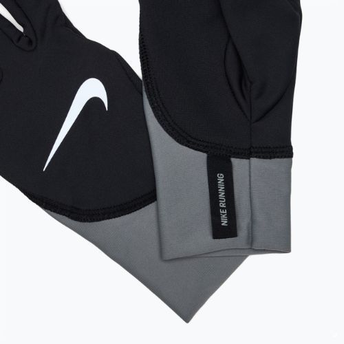 Nike Pacer Midweight RG women's running gloves black/smoke grey/silver