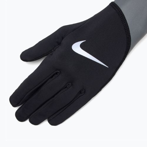 Men's Nike Pacer Midweight RG running gloves black/smoke grey/silver