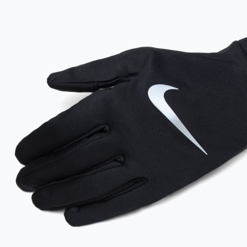 Men's Nike Pacer Lightweight RG running gloves black/black/silver