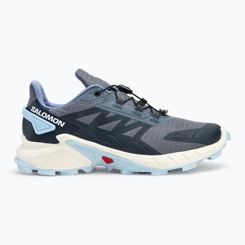 Salomon Supercross 4 women's running shoes grisaille/white/cashmere blue